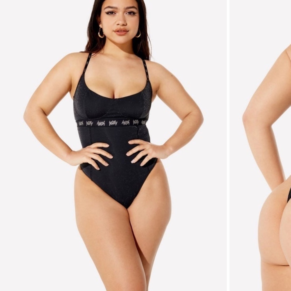 Yitty black sparkly bodysuit
